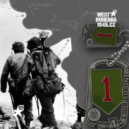 U1025 Přívěsek US 1ID DOG TAG BIG RED ONE